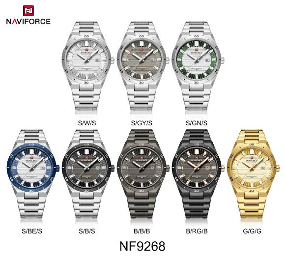 Naviforce NF9268 Silver Black - Image 2