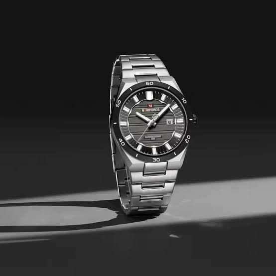 Naviforce NF9268 Silver Black - Image 3