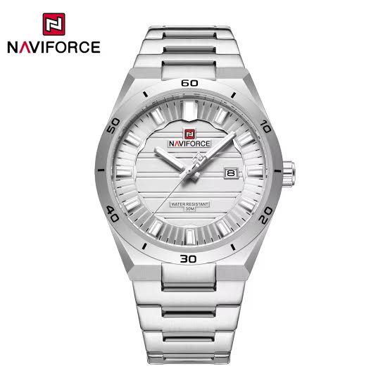 Naviforce NF9268 Silver Black - Image 4