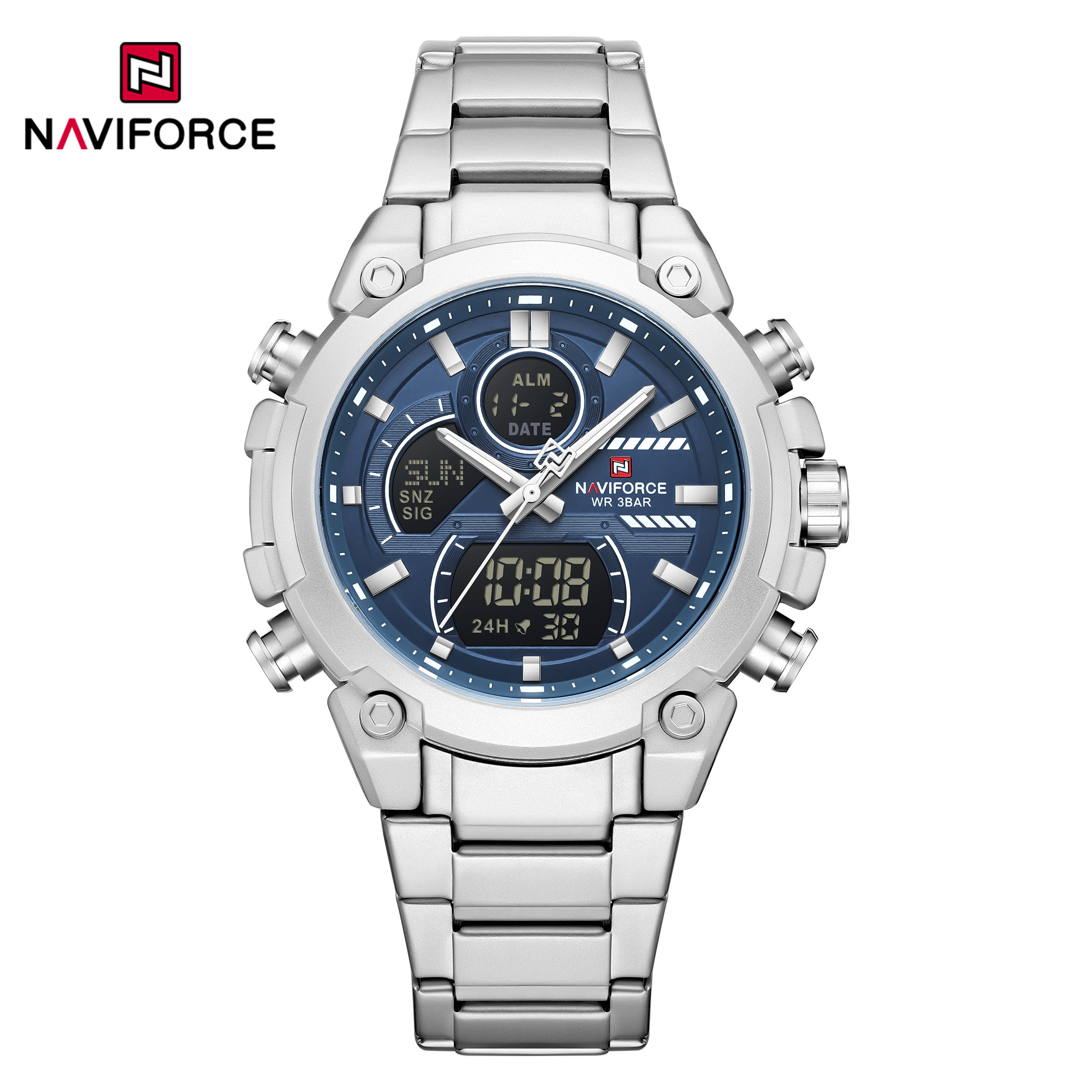 Naviforce 9278 Black Men's Watch - Image 2