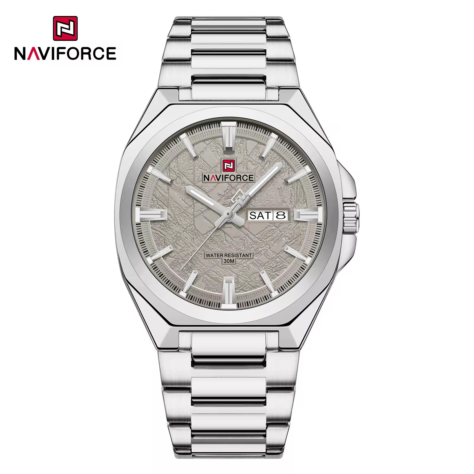 Naviforce 9273 Silver Black - Image 6