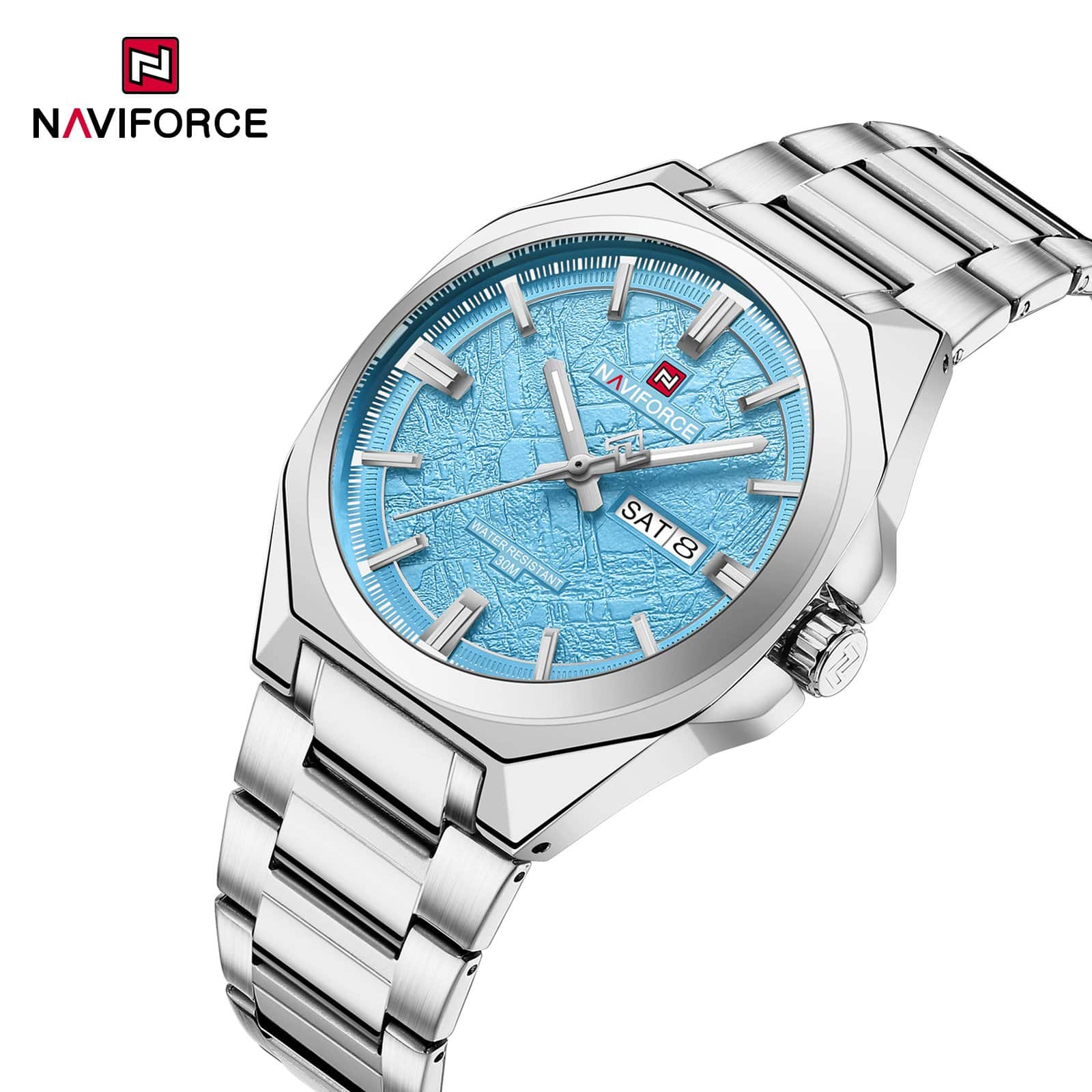 Naviforce 9273 Silver Black - Image 7
