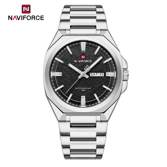Naviforce 9273 Silver Black