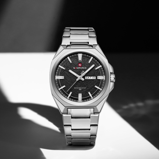 Naviforce 9273 Silver Black - Image 2