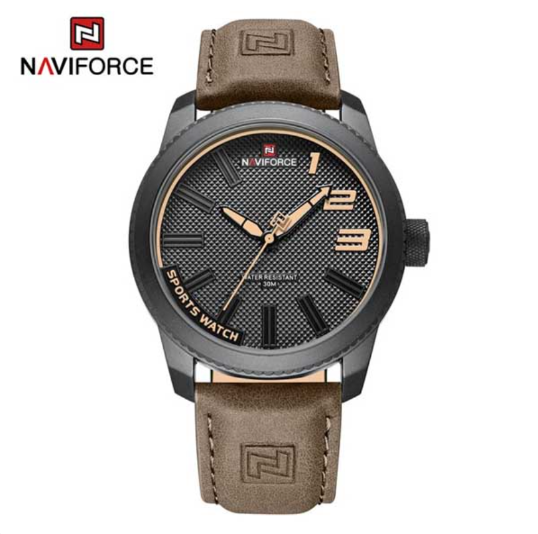 Naviforce NF9202 Men's Sports Leather Watch - Image 5