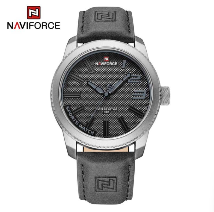 Naviforce NF9202 Men's Sports Leather Watch - Image 4